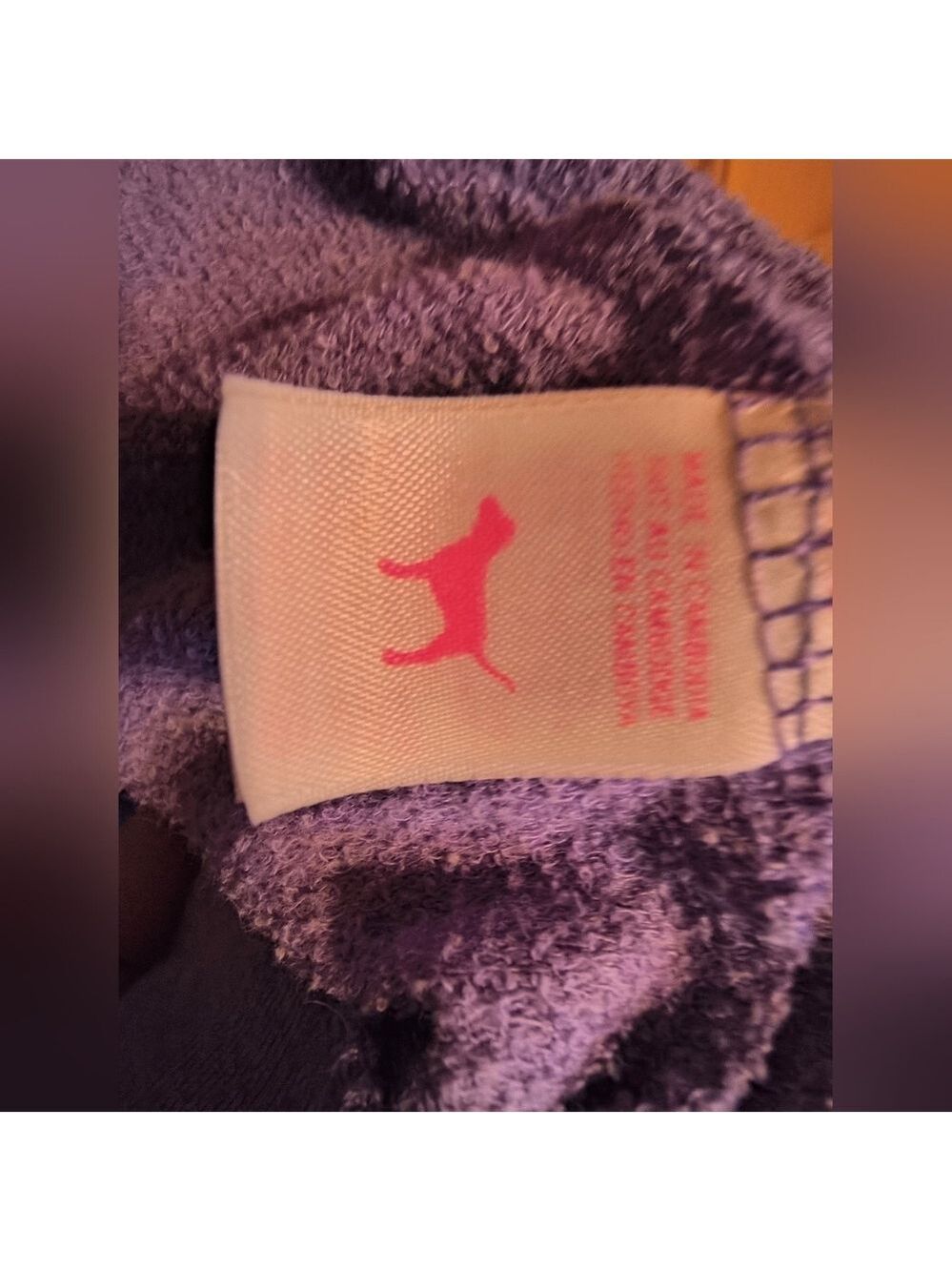 PINK Purple Zip-Up Hoodie - Picture 7 of 8